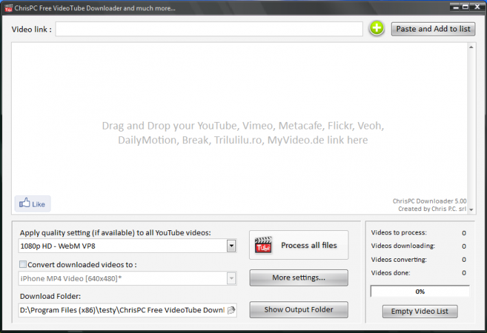 ChrisPC VideoTube Downloader Pro 14.23.0816 download the last version for windows